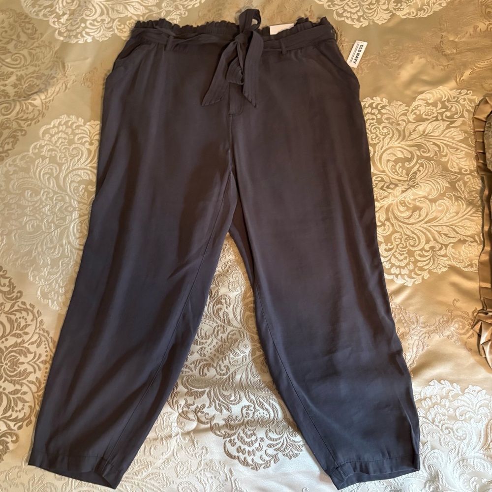 Old Navy Women's High-Rise Tie-Waist Casual Pants -Size‎ 2X
